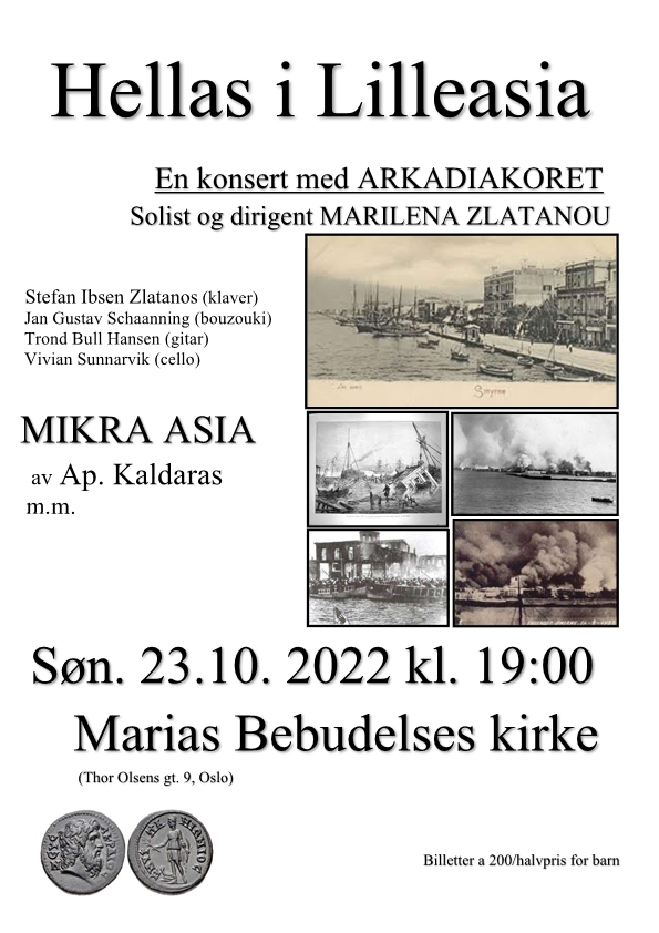 Arkadiakoret synger Mikra Asia 23 10 22